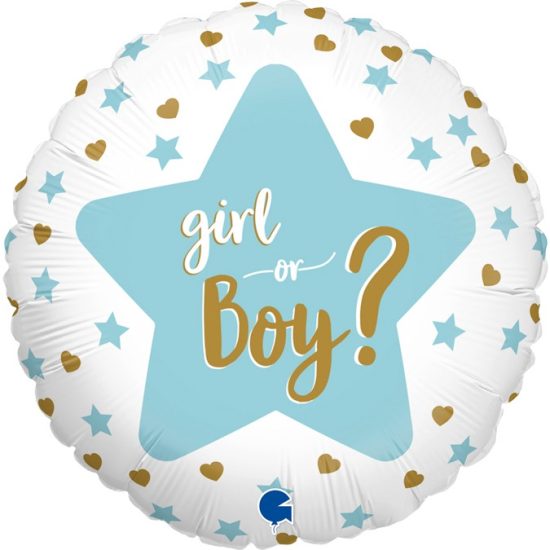 18″ Μπαλόνι “Boy or Girl” Gender Reveal (46εκ) | G78001