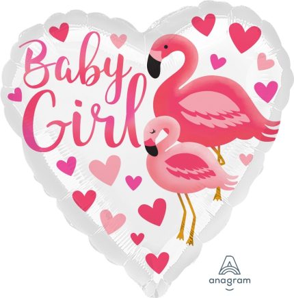 18″ Μπαλόνι Baby Girl Φλαμίνγκο (43 εκ) | 539633