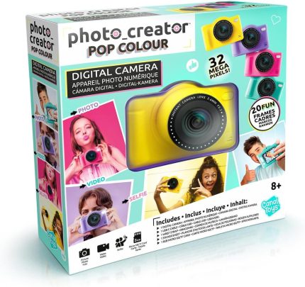 Photo Creator Ψηφιακή Φωτογραφική Μηχανή Digital Camera Κίτρινη 8+ - As Company
