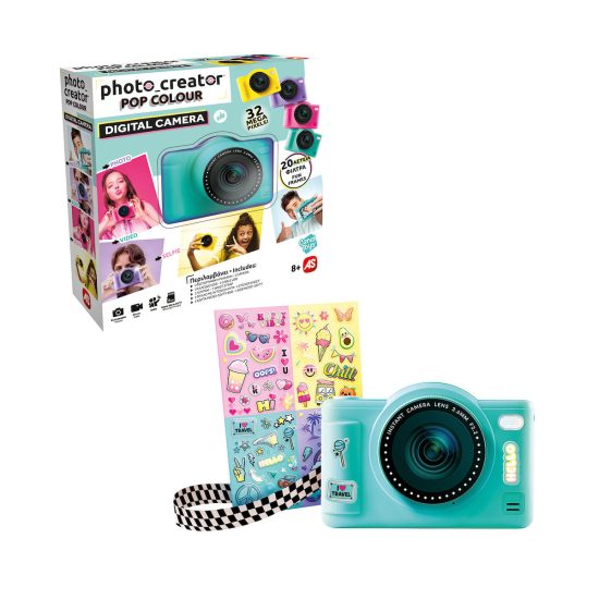 Photo Creator Ψηφιακή Φωτογραφική Μηχανή Digital Camera Πράσινο 8+ - As Company