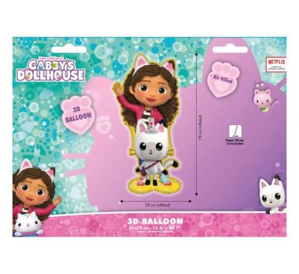 3D Standing Μπαλόνι Gabby’s Dollhouse (33×78cm ) | 97658