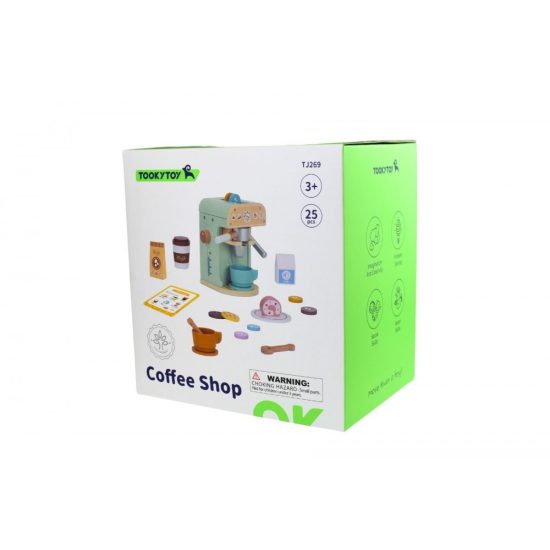 Tooky Toy Ξύλινη Καφετιέρα TJ269 6972633377931 3+