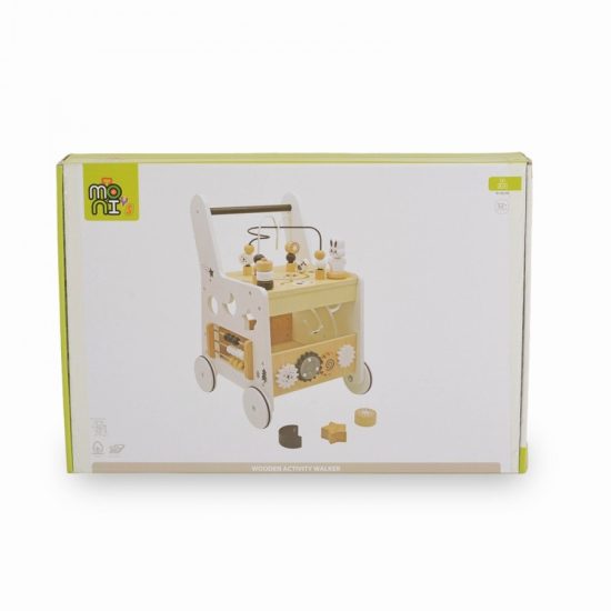 Ξύλινη Περπατούρα Δραστηριοτήτων W16E248 3801005602032 12m+ - Moni Toys
