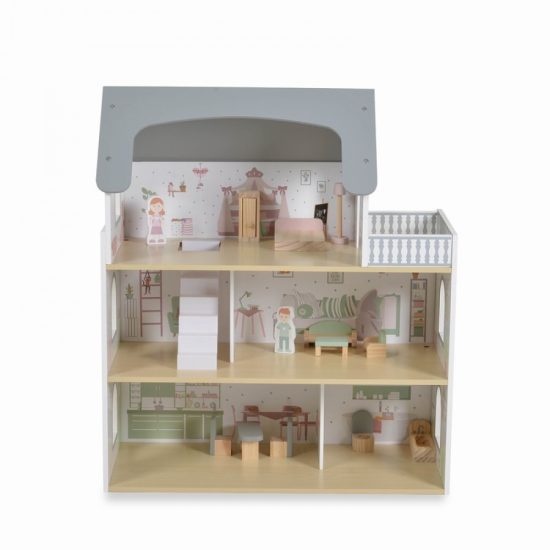 Ξύλινο Κουκλόσπιτο Ema 3801005602056 3+ - Moni Toys