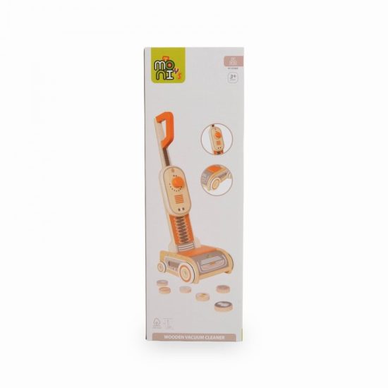 Ξύλινη Παιδική Ηλεκτρική Σκούπα W10D888 3801005602070 3+ - Tooky Toys