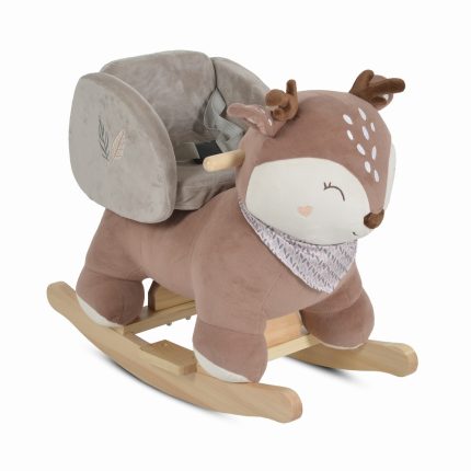 Κουνιστό Λούτρινο Ελαφάκι Plush Rocking Animal Daphne 3800146231866 12m+ - Moni Toys
