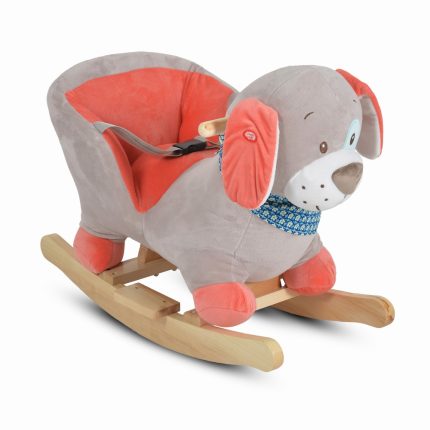 Κουνιστό Λούτρινο Σκυλάκι Plush Rocking Animal Ollie 3800146231859 12m+ - Moni Toys