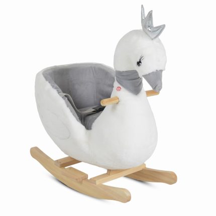 Κουνιστός Λούτρινος Κύκνος Plush Rocking Animal Swan 3800146231842 12m+ - Moni Toys