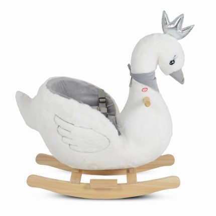 Κουνιστός Λούτρινος Κύκνος Plush Rocking Animal Swan 3800146231842 12m+ - Moni Toys