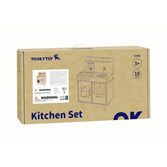Ξύλινη Κουζίνα TJ548 6972633378181 - Tooky Toy