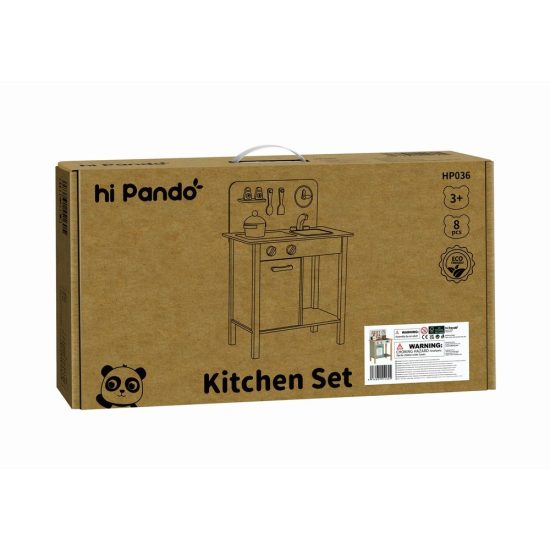 Παιδική Ξύλινη Κουζίνα HP036 6976831551605 - Hi Pando