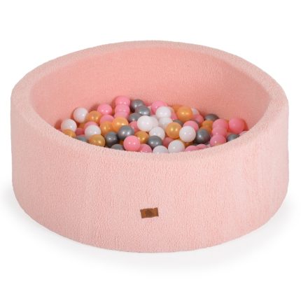 Moni Toys Μαλακή Πισίνα Boucle Pink με 200τμχ Μπάλες 3801005602148 12m+