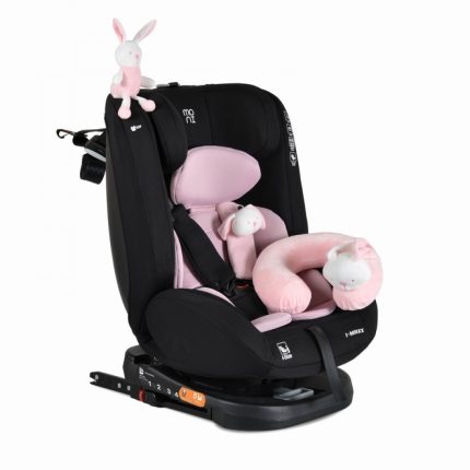 Moni Κάθισμα Αυτοκινήτου Isofix i-Maxx 40-150cm Baby Pink 3801005153336