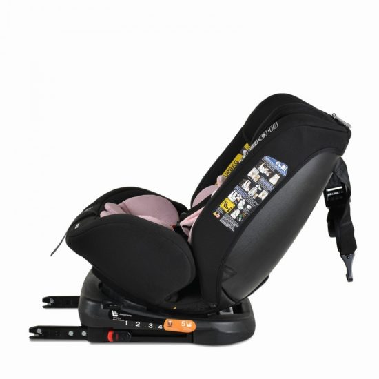 Moni Κάθισμα Αυτοκινήτου Isofix i-Maxx 40-150cm Baby Pink 3801005153336