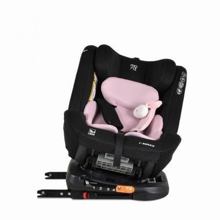 Moni Κάθισμα Αυτοκινήτου Isofix i-Maxx 40-150cm Baby Pink 3801005153336