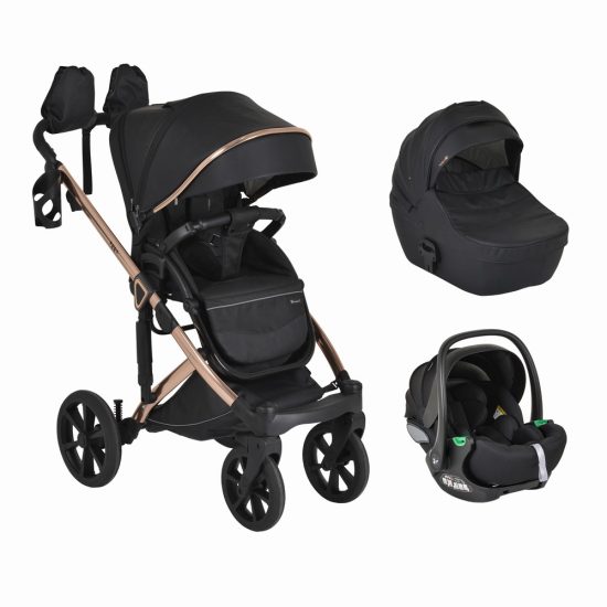 Cangaroo Πολυκαρότσι 3 σε 1 Eggo Caviar Black 3801005100095