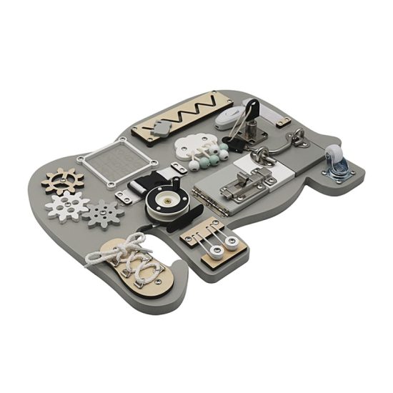 Ξύλινος Εκπαιδευτικός Πίνακας Montessori Busy Board Elephant 3801005602407 3+ - Moni Toys