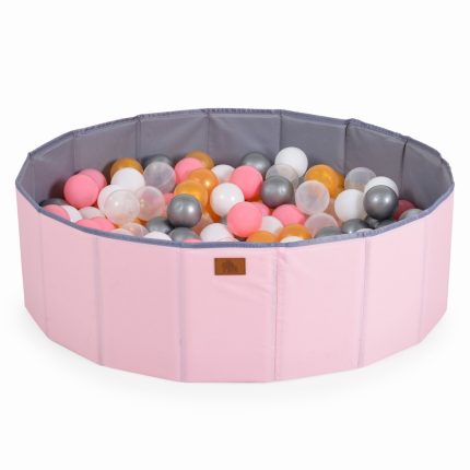 Moni Toys Ανδιπλούμενη Πισίνα Foldable Play Ball Pool Melo (90 balls) Mint 3801005602254