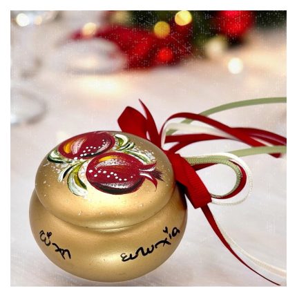 Κουτάκι Άθραυστο Στολισμένο & Ζωγραφισμένο στο Χέρι (4,5x6,5cm) | ΖΕ3 Κουτάκι Άθραυστο Στολισμένο & Ζωγραφισμένο στο Χέρι (4,5x6,5cm) | ΖΕ3