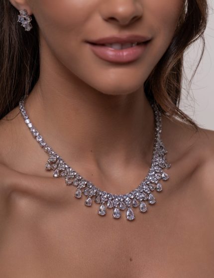 Σετ Κοσμημάτων Teardrop Necklace & Earrings | BA64 Hair Duty