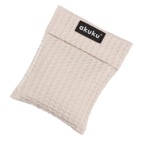Θερμοφόρα με Κουκούτσια από Κεράσι (13x16cm) – Beige - Akuku