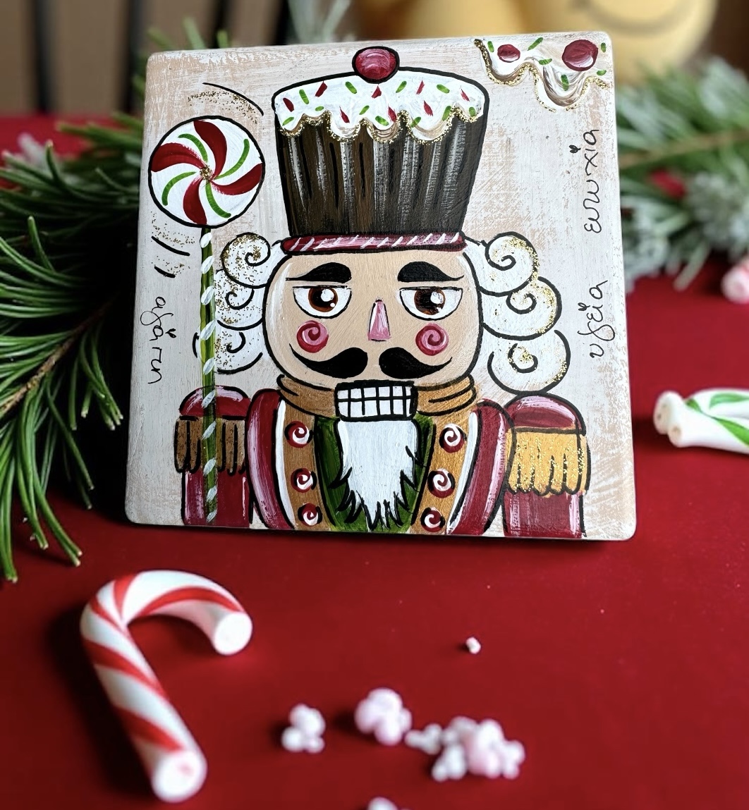 0/18ΛΖΧ3 | Πέτρινο Σουβέρ Ζωγραφισμένο στο Χέρι (10cm) 0/18ΛΖΧ3 | Πέτρινο Σουβέρ Ζωγραφισμένο στο Χέρι (10cm)