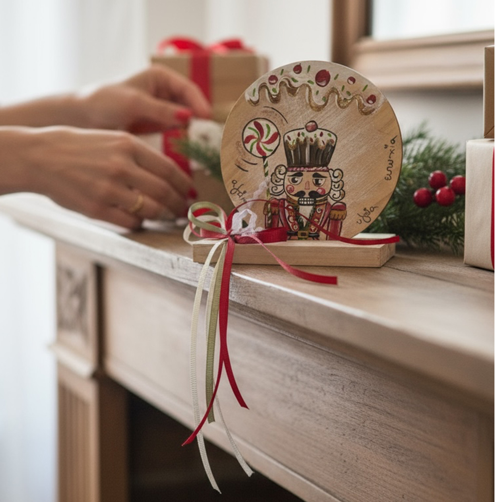 ΖΤΡ98Χ4 | Ξύλινο Διακοσμητικό Γούρι Στολισμένο & Ζωγραφισμένο στο Χέρι (10x4,9cm) ΖΤΡ98Χ4 | Ξύλινο Διακοσμητικό Γούρι Στολισμένο & Ζωγραφισμένο στο Χέρι (10x4,9cm)