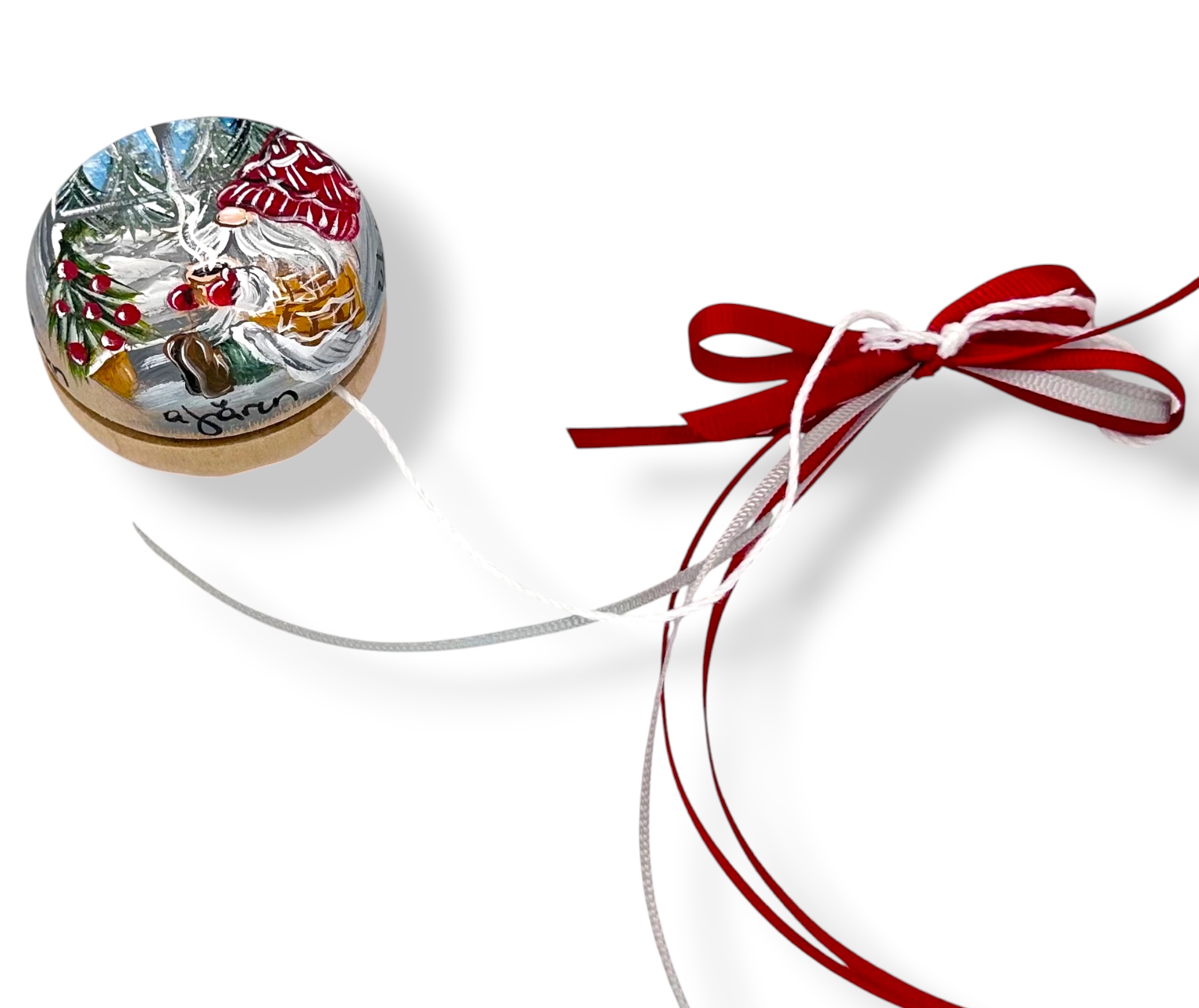 ΖΤΡ31Χ4 | Γιογιό Ξύλινο Στολισμένο & Ζωγραφισμένο στο Χέρι (5cm) ΖΤΡ31Χ4 | Γιογιό Ξύλινο Στολισμένο & Ζωγραφισμένο στο Χέρι (5cm)