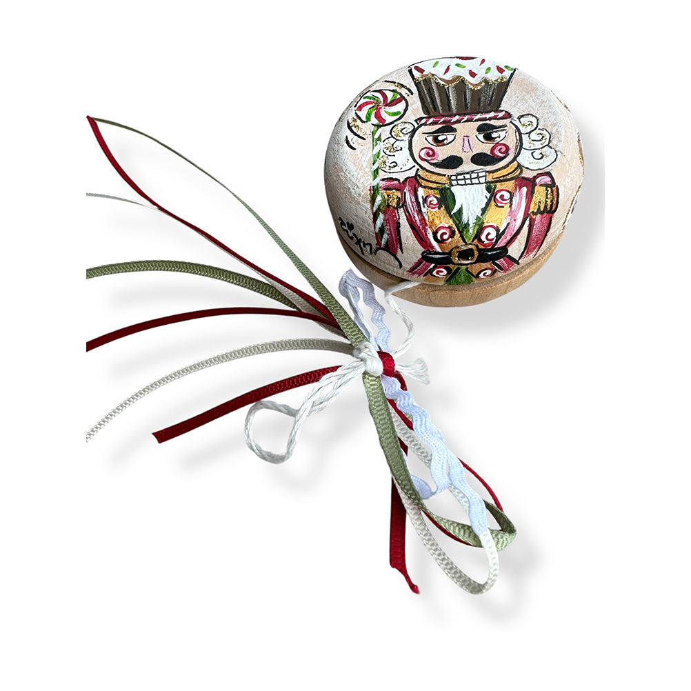 ΖΤΡ31Χ5 | Γιογιό Ξύλινο Στολισμένο & Ζωγραφισμένο στο Χέρι (5cm) ΖΤΡ31Χ5 | Γιογιό Ξύλινο Στολισμένο & Ζωγραφισμένο στο Χέρι (5cm)