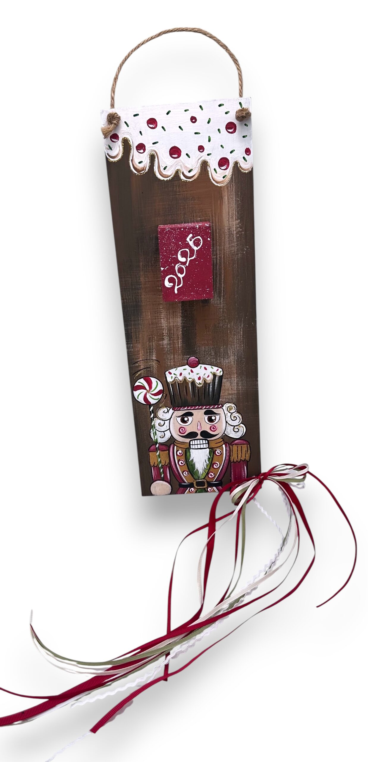 ΖΤΡ101Χ9 | Κρεμαστό Ξύλινο Κάδρο με Ημερολόγιο Στολισμένο & Ζωγραφισμένο στο Χέρι (35x12cm) ΖΤΡ101Χ9 | Κρεμαστό Ξύλινο Κάδρο με Ημερολόγιο Στολισμένο & Ζωγραφισμένο στο Χέρι (35x12cm)