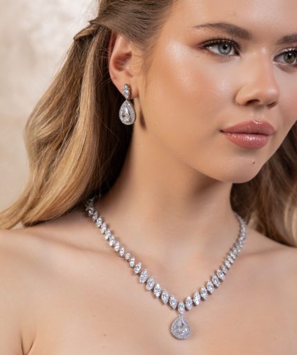 Σετ Κόσμημα Olivia Necklace & Earrings | BJ46 Hair Duty