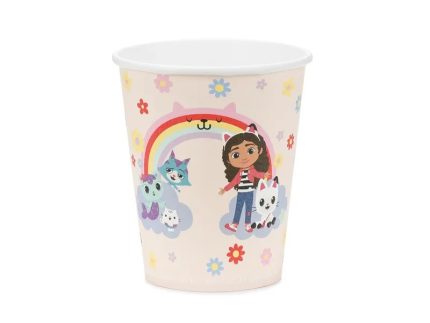 Χάρτινα Ποτήρια Gabby’s Dollhouse6τμχ (250ml) | KPP104-EU1