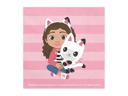 Χαρτοπετσέτες Gabby’s Dollhouse 20τμχ (33 × 33 cm) | SP33-111