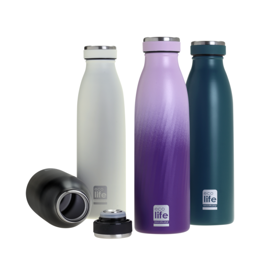 Μπουκάλι Θερμός White Thermos 1lt - Ecolife