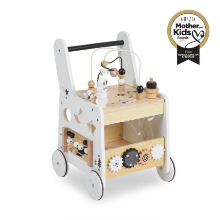 Moni Toys Ξύλινη Περπατούρα Δραστηριοτήτων Todi W16E248 12m+ 3801005602032