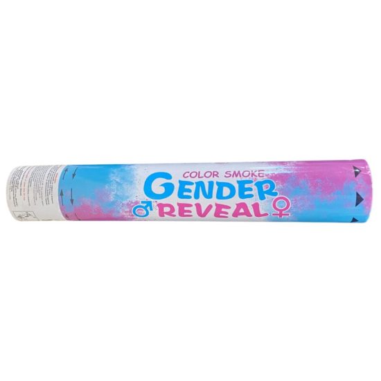 Κανονάκι με Σκόνη για Gender Reveal με Εφέ Καπνού Ροζ (30 εκ) | EO8530GR-PK