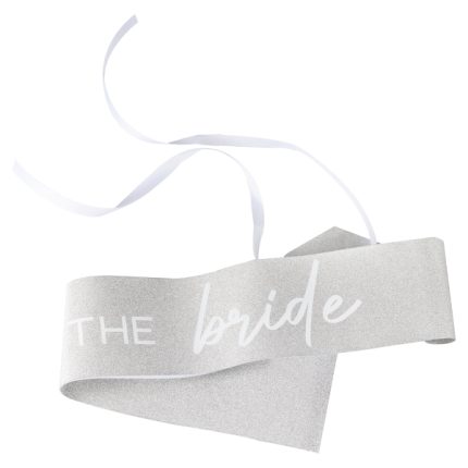 Κορδέλα “The Bride” Ασημί | WE-117