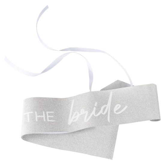 Κορδέλα “The Bride” Ασημί | WE-117
