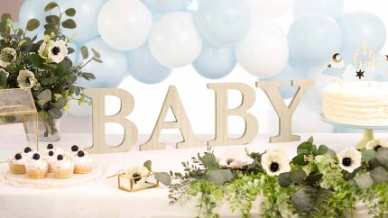 Ξύλινο Διακοσμητικό Τραπεζιού BABY | DN7