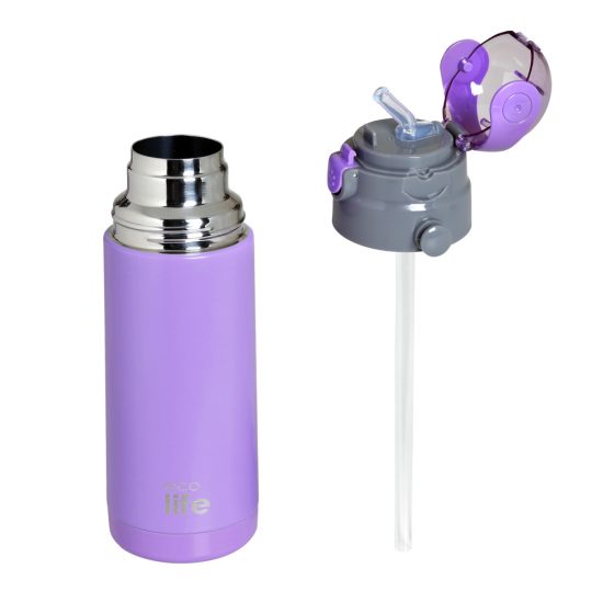Παγούρι Θερμός Kids Thermos Lilac 400ml - Ecolife