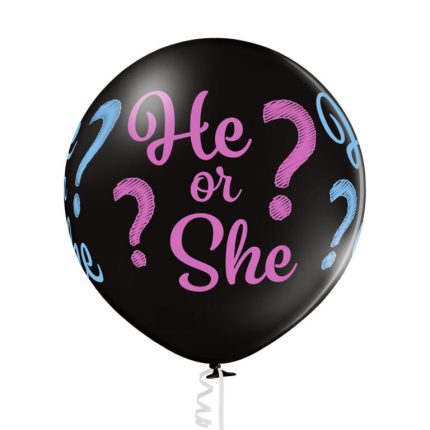 Μπαλόνι για Gender Reveal “He or She?” (79 cm) | 5000438