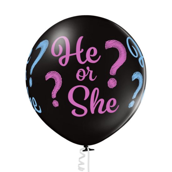 Μπαλόνι για Gender Reveal “He or She?” (79 cm) | 5000438