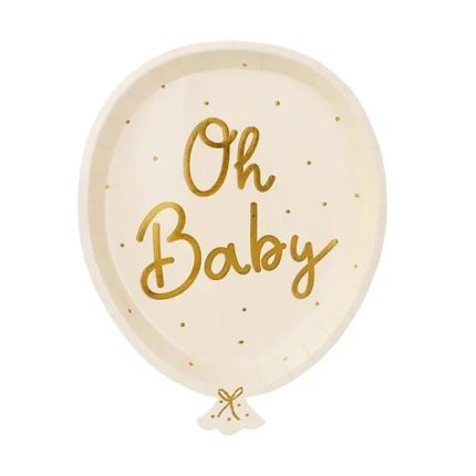 Πιάτα Πάρτυ Μπαλονάκι Oh Baby (6 τεμ) | TPP79