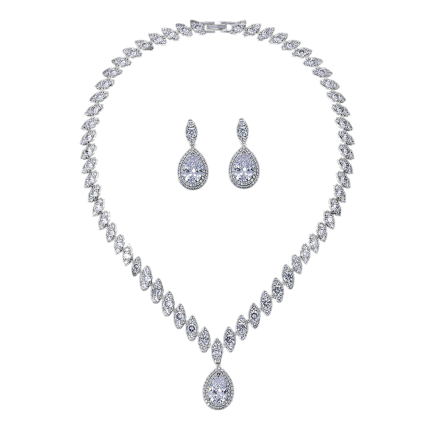 Σετ Κόσμημα Olivia Necklace & Earrings | BJ46 Hair Duty