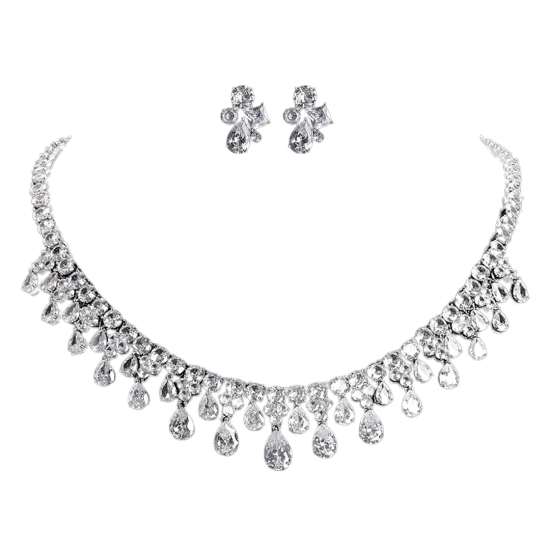 Σετ Κοσμημάτων Teardrop Necklace & Earrings | BA64 Hair Duty