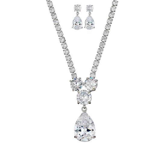 Σετ Κοσμημάτων Mirabelle Necklace & Earrings | BA4 Hair Duty
