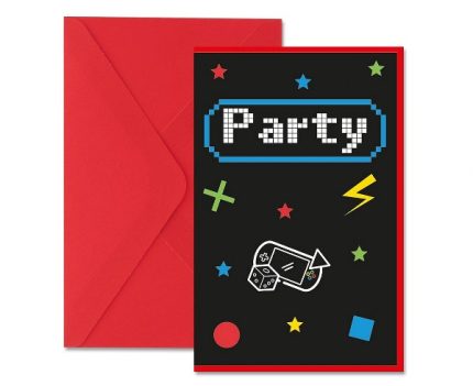 Προσκλήσεις Gaming Party 6τμχ | 93778