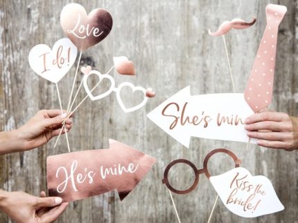 Σετ Photo Booth για Γάμο & Bachelor Party (12 τμχ) | KNP32