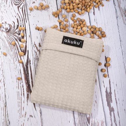 Θερμοφόρα με Κουκούτσια από Κεράσι (13x16cm) – Beige - Akuku