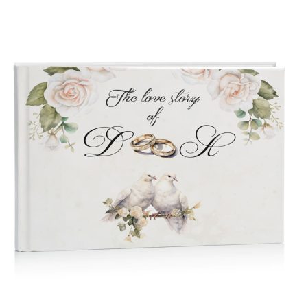 Βιβλίο Ευχών Γάμου Love Story (27 x 21 εκ) | D15010